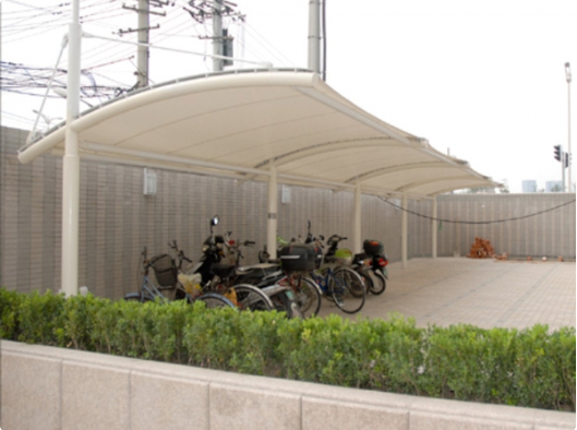 克拉玛依市膜结构车棚污水池加盖 - 价格